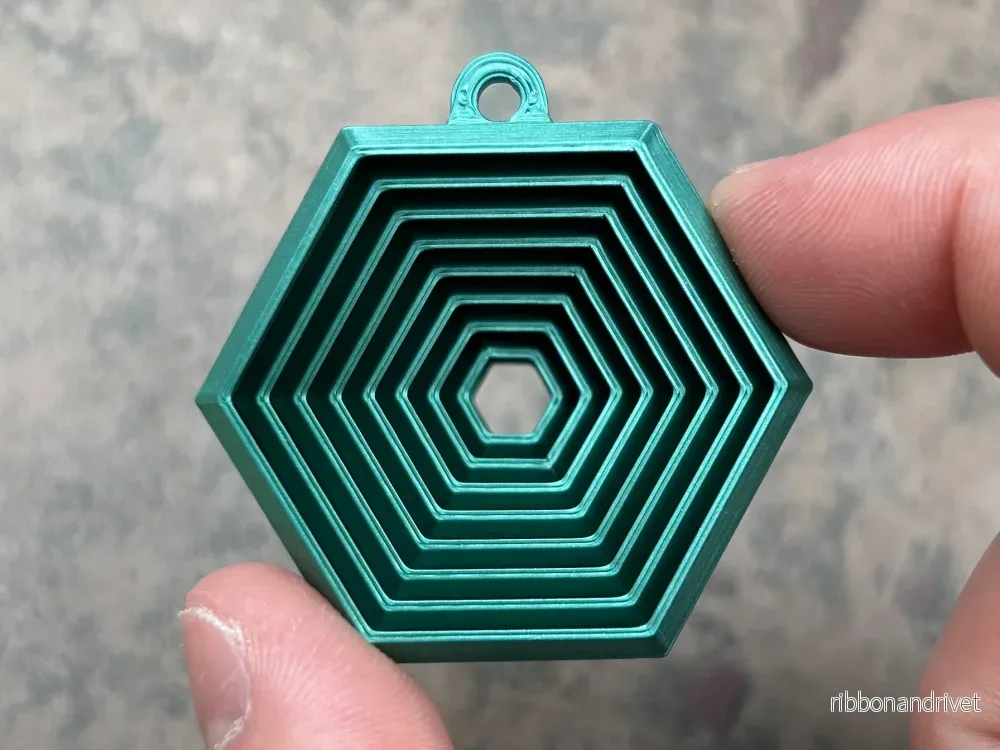Hexagon Fidget nyckelring - Bild 3