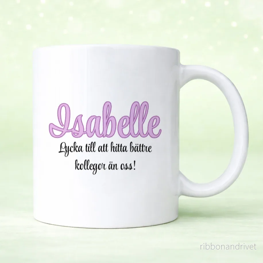 Kollega | Valfri text | Personlig mugg Kollega | Valfri text | Personlig mugg