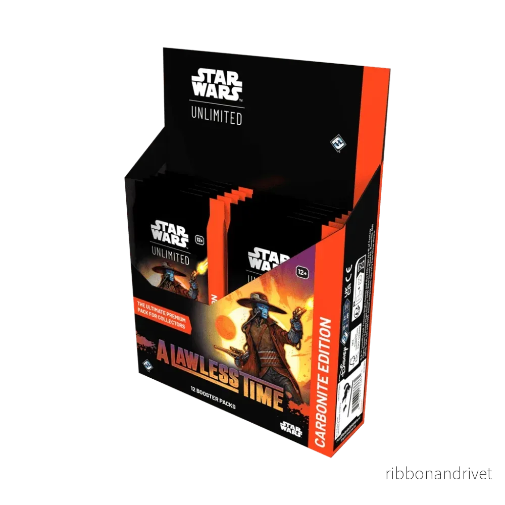 FFG – Star Wars: Unlimited – En Lawless Time Carbonite Booster Display (12 Boosters) FFG – Star Wars: Unlimited – En Lawless Time Carbonite Booster Display (12 Boosters)