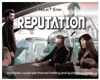 Reputation – Dystopiskt företagsauktioner för 3-5 spelare Reputation – Dystopiskt företagsauktioner för 3-5 spelare