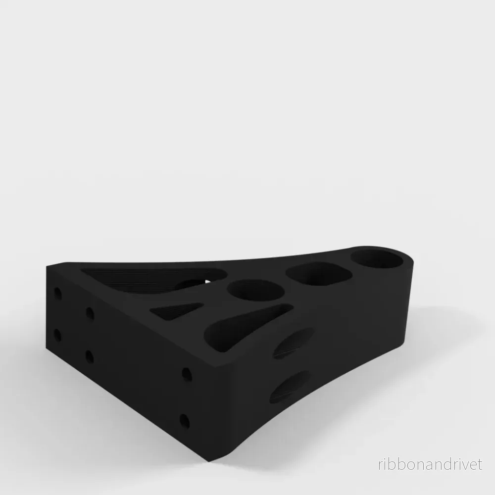 Väggmonterad dubbel handdukshållare - Bild 3