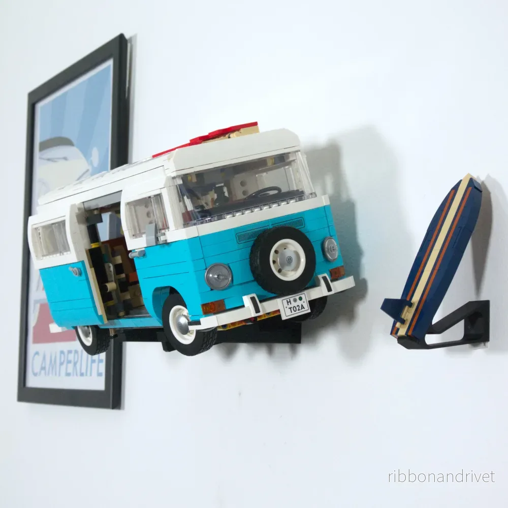 Väggfäste för LEGO VW Camper T1 och T2 - Bild 3