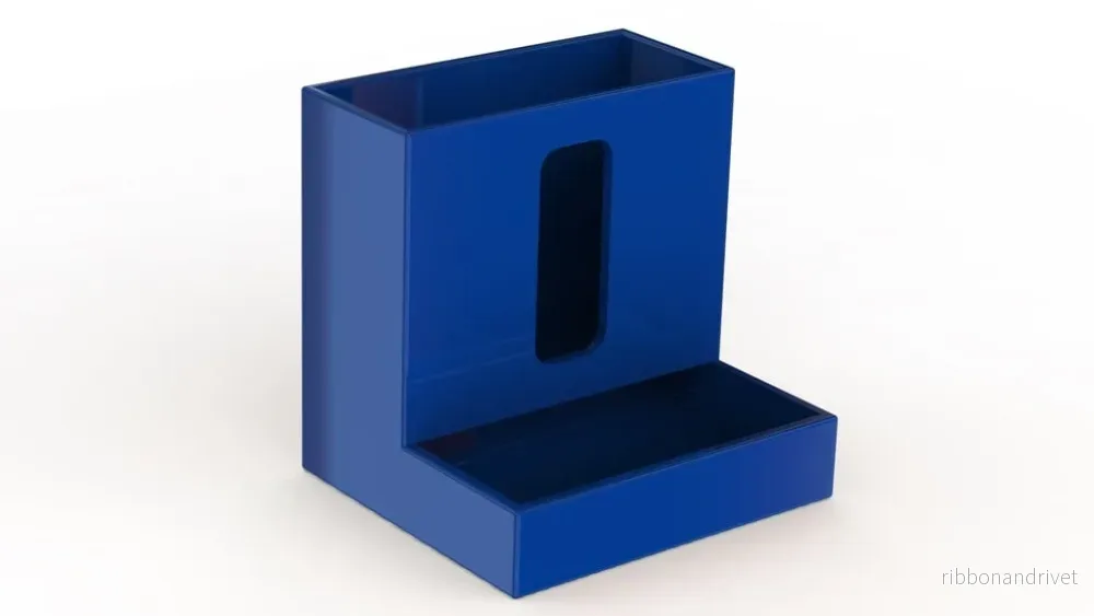 Bomullspinnedispenser med lock Bomullspinnedispenser med lock