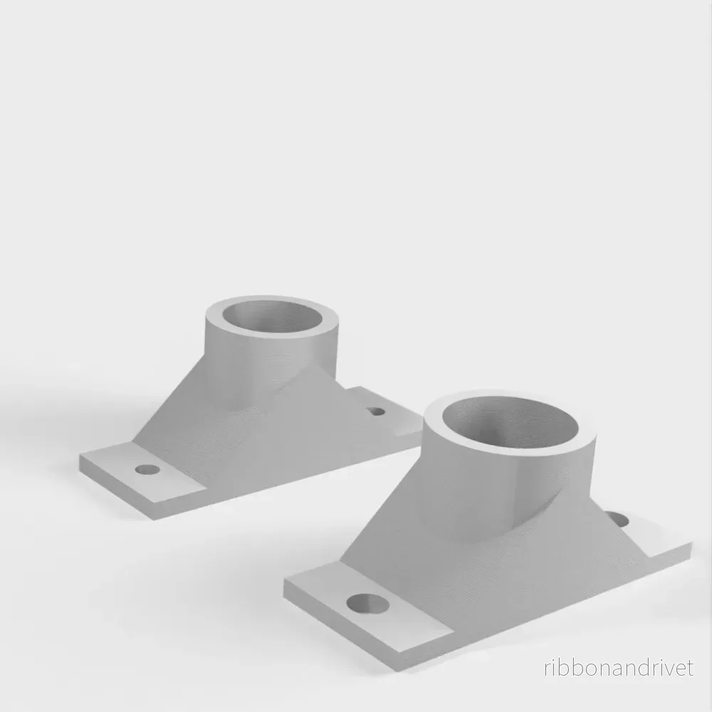 Ikea RÄCKA Gardinstång Hållare Set