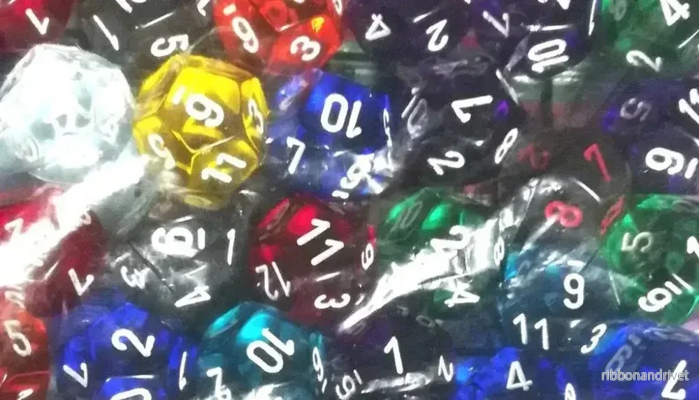 Chessex Translucent D12 Tärningar - 50-pack