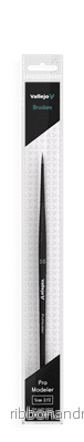 Vallejo Pro Modeler Rund Pensel No. 2/0 - Naturligt Hår - Bild 2