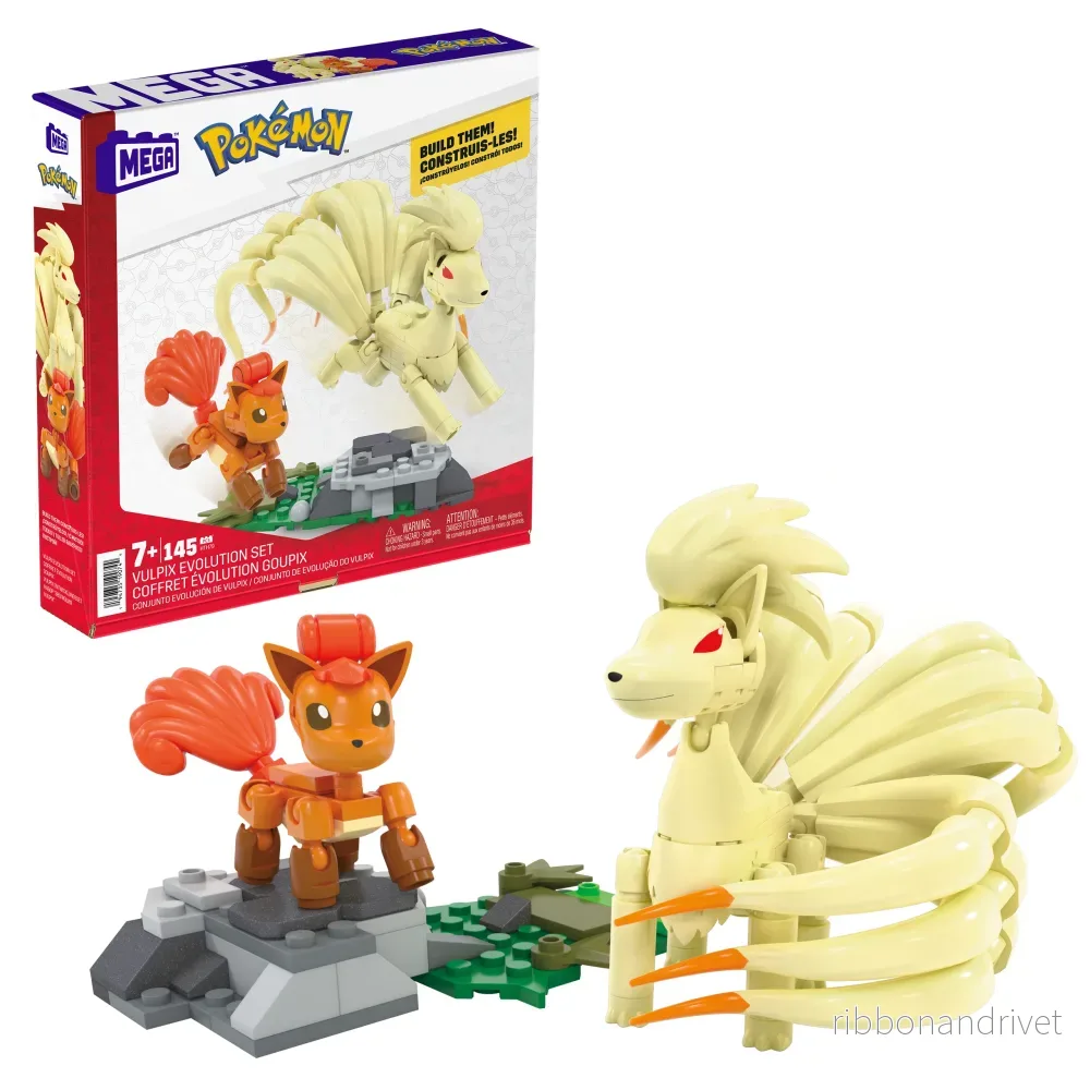 Mega Pokemon Vulpix Evolution Playset Mega Pokemon Vulpix Evolution Playset