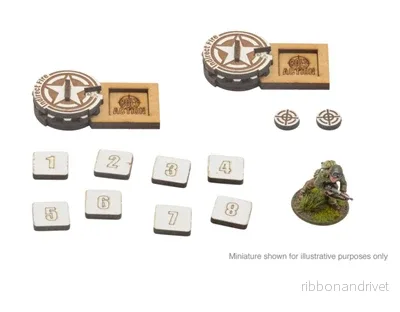 Bolt Action – MDF Artillery Zeroing In Markers – USA Bolt Action – MDF Artillery Zeroing In Markers – USA