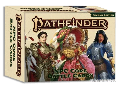 Pathfinder NPC Kärnbataljkort (P2) – Över 350 Illustrerade Kort med Icke Spelarkaraktärer och Statistik - Bild 2