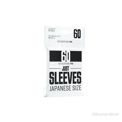 Just Sleeves - Japansk Storlek Svart (60 Sleeves) - Bild 2