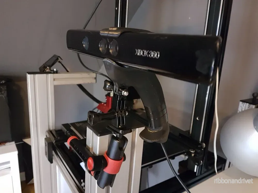 Kinect-skannerhandtag för Xbox 360 – handhållen skanning med stativfäste Kinect-skannerhandtag för Xbox 360 – handhållen skanning med stativfäste