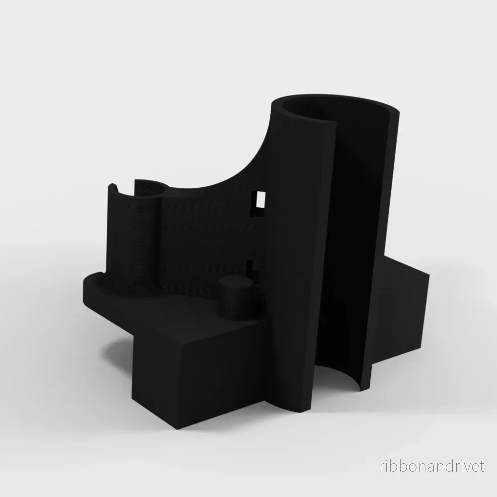 Kabelhållare för Flexion Extruder på Flashforge Creator X - Bild 2