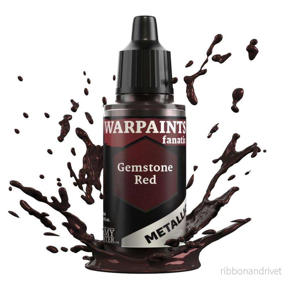 The Army Painter – Warpaints Fanatic Metallic: Gemstone Red The Army Painter – Warpaints Fanatic Metallic: Gemstone Red