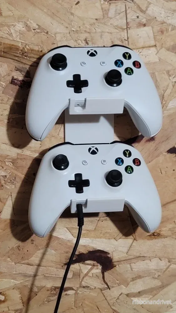 Väggfäste för Xbox One-kontroll och headset – Med plats för två kontroller