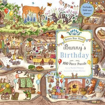Pussel 100 bitar – Bunny’s Birthday Puzzle: A Magical Woodland Pussel 100 bitar – Bunny’s Birthday Puzzle: A Magical Woodland