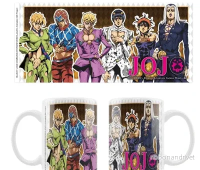 JoJo’s Bizarre Adventure: Golden Wind - Mugg - Huvudkaraktärer - Bild 2