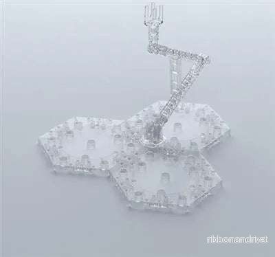 Gundam Tillbehör - Action Base 4 (Transparent)
