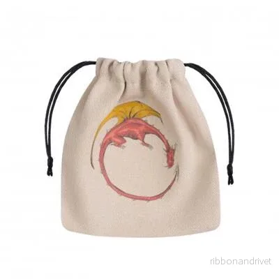 Dragon Beige och Multicolor Dice Bag