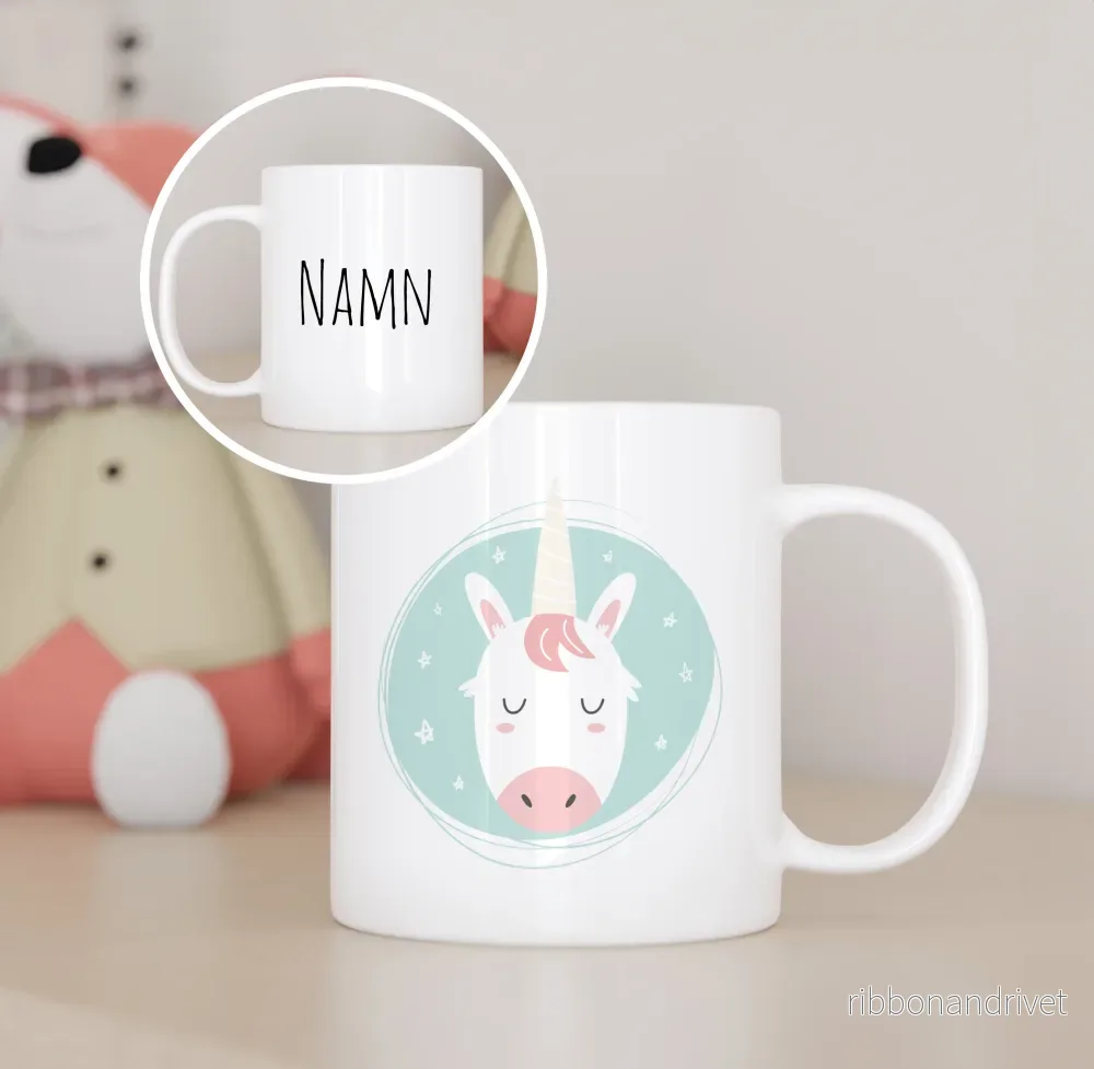 Unicorn | Personlig barnmugg Unicorn | Personlig barnmugg