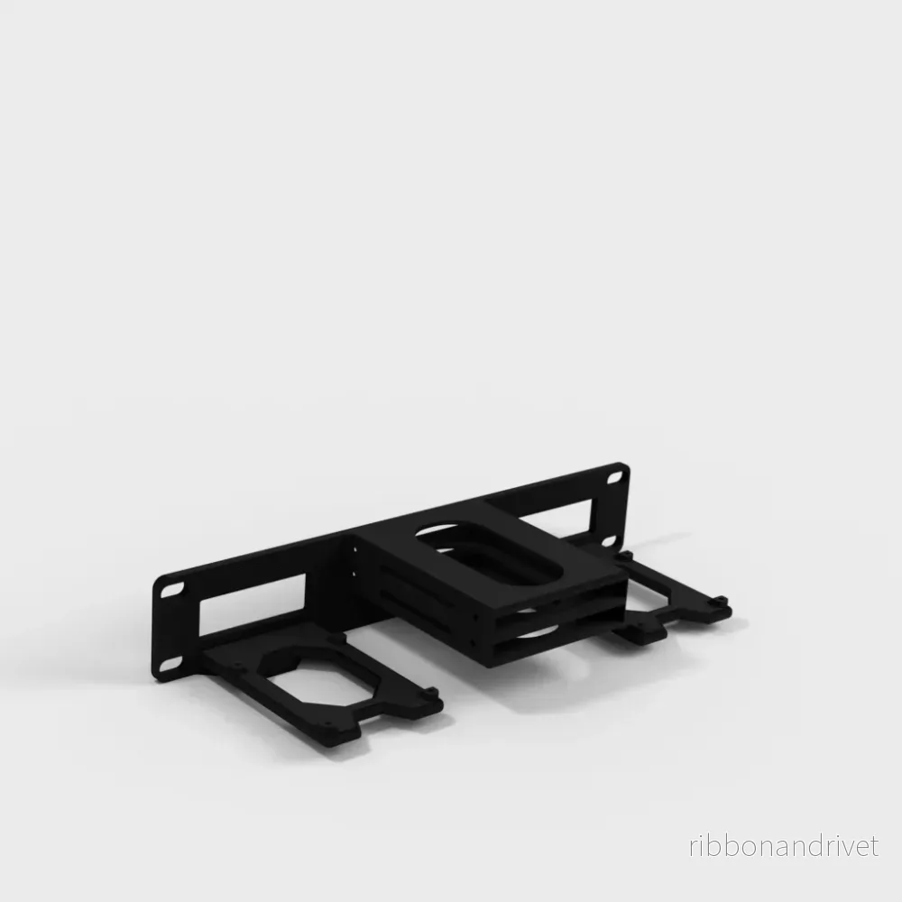 10-tums Rackmontering för Raspberry Pi och SSD - Bild 3