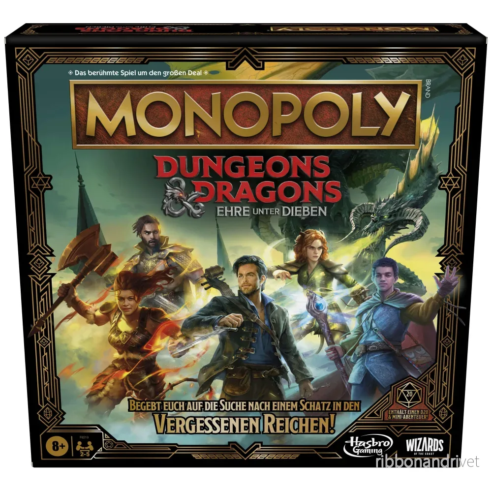 Monopoly Dungeons & Dragons: Honor Among Thieves Monopoly Dungeons & Dragons: Honor Among Thieves