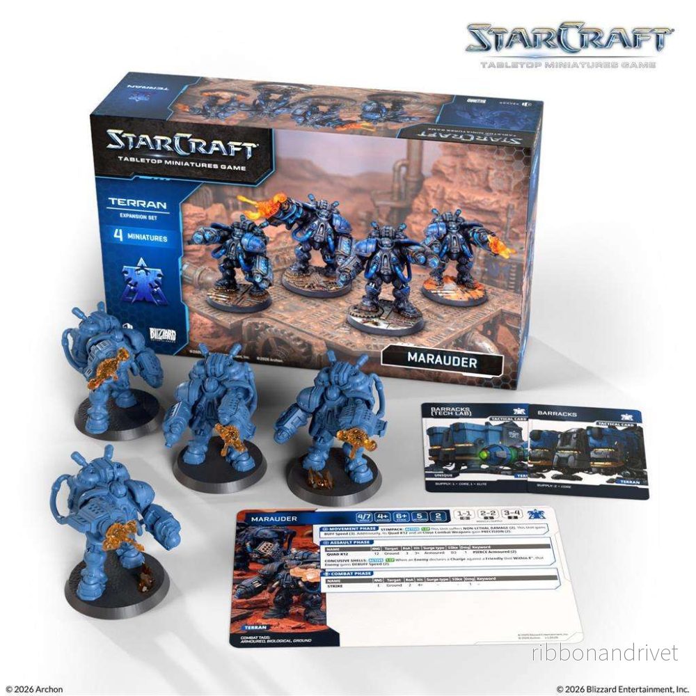 StarCraft® The Miniatures Game – Marauder – Terran – Expansion Set – EN StarCraft® The Miniatures Game – Marauder – Terran – Expansion Set – EN