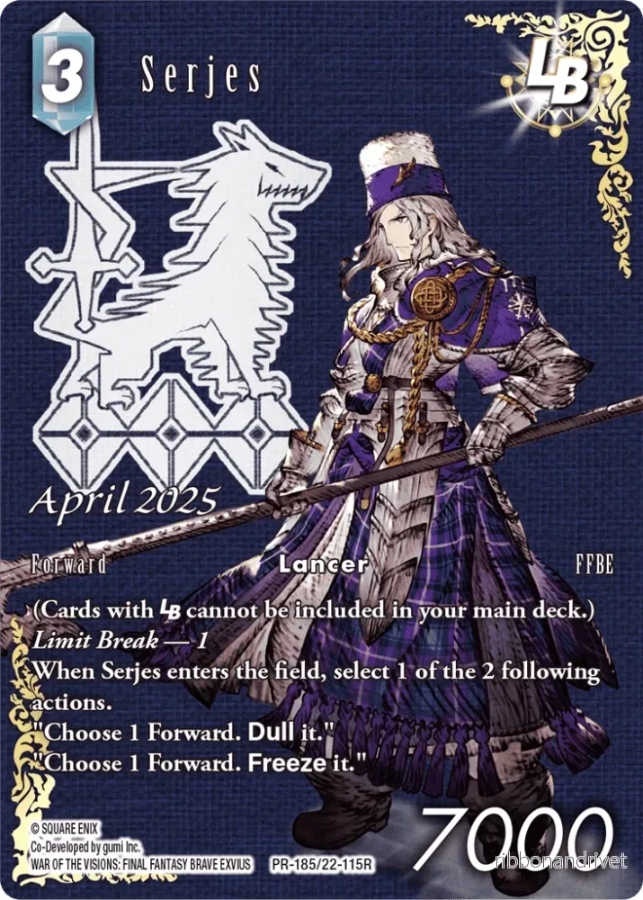 Final Fantasy TCG Apr 185 (Serjes) Final Fantasy TCG Apr 185 (Serjes)