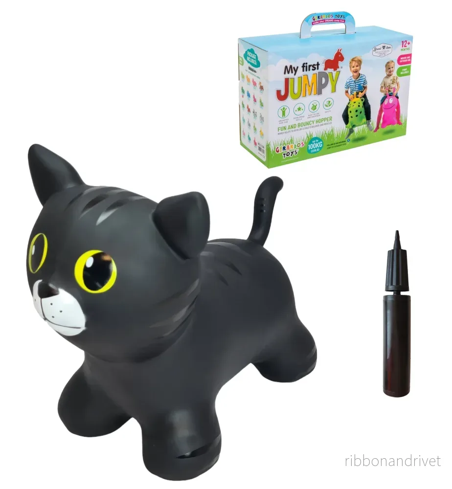 Hoppdjur "My First JUMPY" – Svart katt - Bild 3