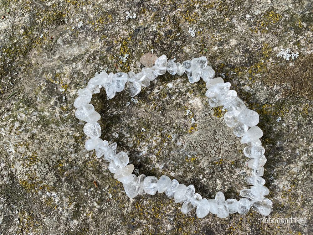 Bergskristallchips Armband Bergskristallchips Armband