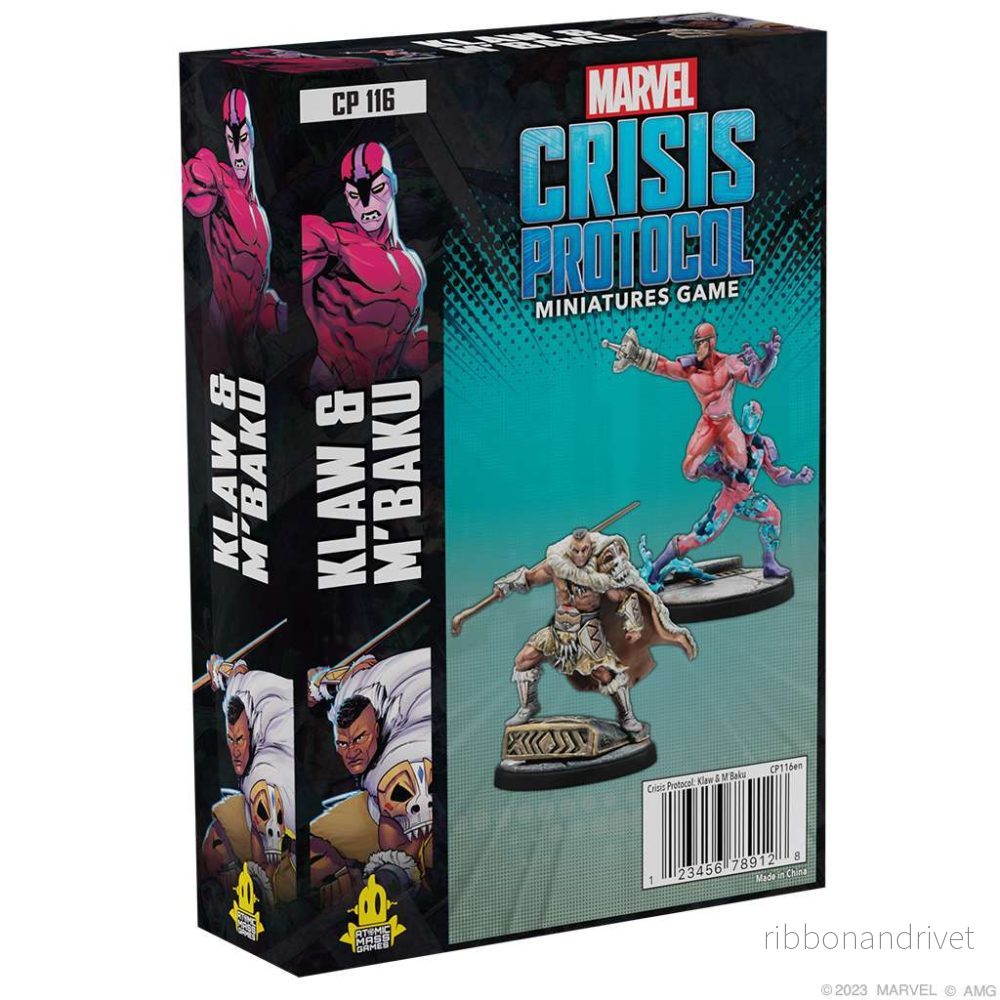 Marvel Crisis Protocol: Klaw och M’Baku – EN