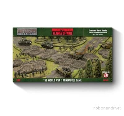 Battlefield In A Box – Travel: Cratered Rural Roads (x6) – Limited Edition
