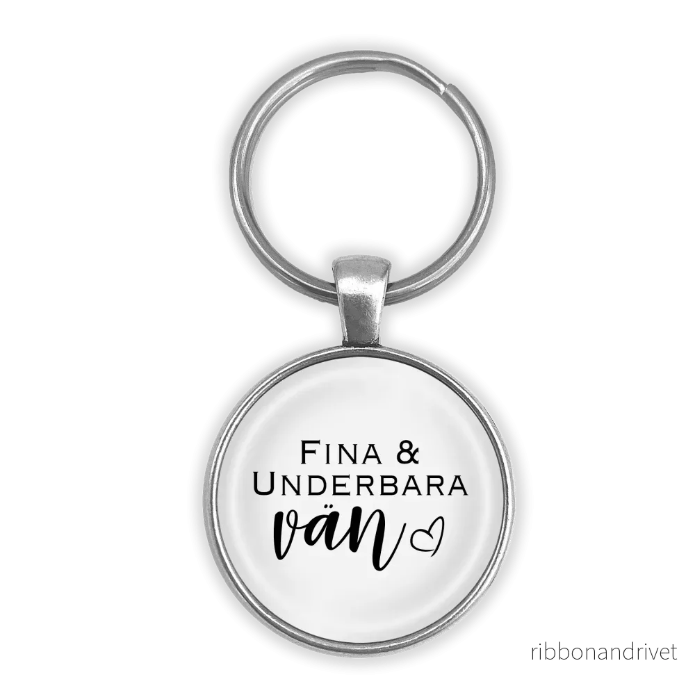 Underbara vän | Nyckelring