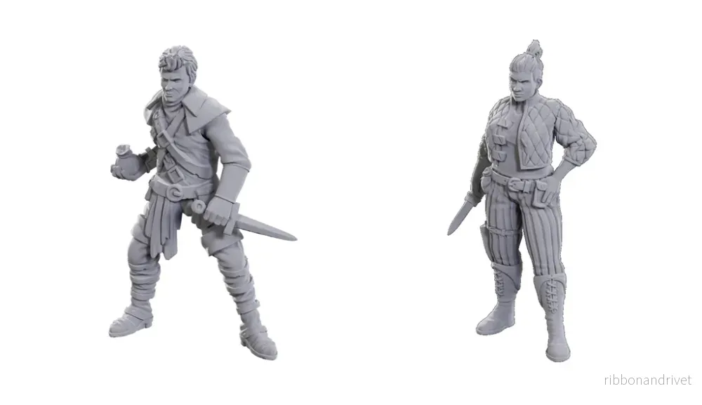 WizKids Deep Cuts: Male Cutpurse – Detaljerad Figurtillbehör för Rollspel WizKids Deep Cuts: Male Cutpurse – Detaljerad Figurtillbehör för Rollspel