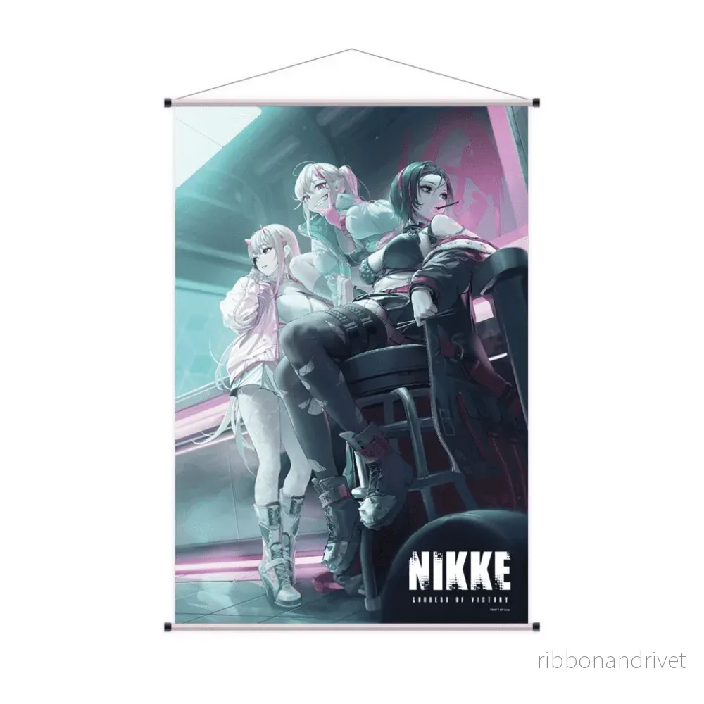 NIKKE: Segerens Gudinna – Viper, Schakal & Korp – Väggscroll – 60x90cm NIKKE: Segerens Gudinna – Viper, Schakal & Korp – Väggscroll – 60x90cm