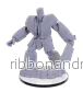 Critical Role Omålade Miniatyrer: Cobalt Golem - Bild 3