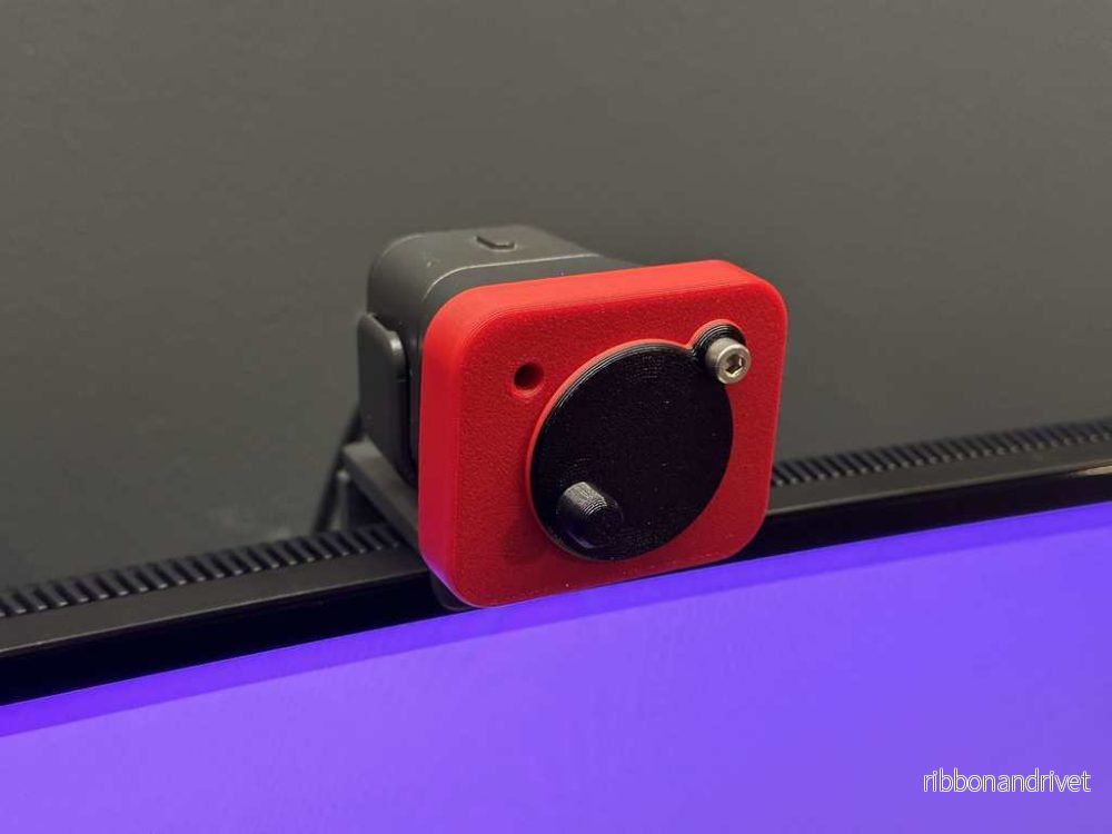 Webbkameraskydd med roterbart lock för Logitech StreamCam V2 (3 delar)