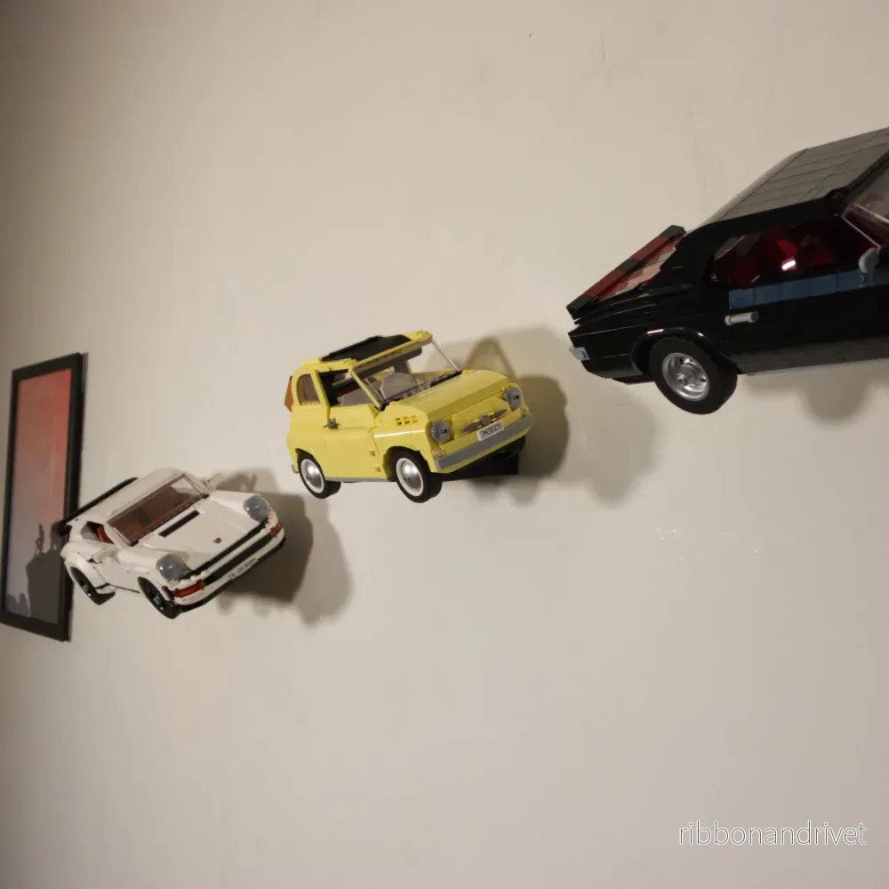 Väggfäste för LEGO Creator Expert Fiat 500 - Bild 2