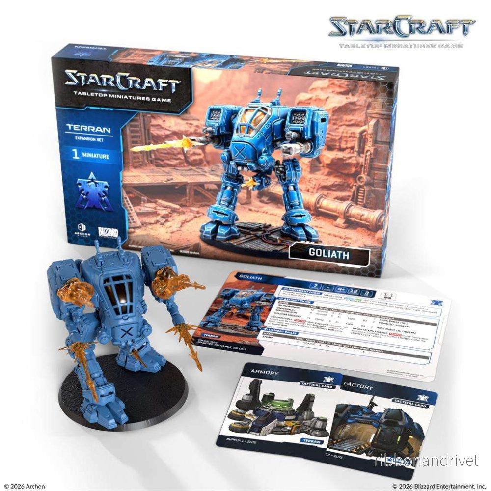 StarCraft® The Miniatures Game – Goliath – Terran – expansionsset – EN StarCraft® The Miniatures Game – Goliath – Terran – expansionsset – EN
