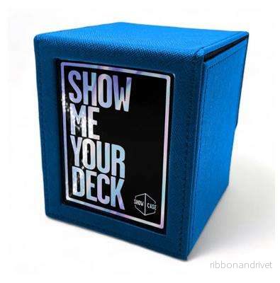 Showcase 100+ Deck Box – blå
