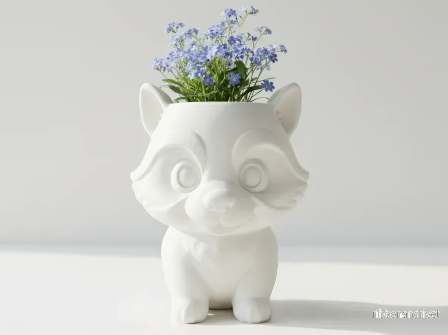 Tvättbjörn Blomkruka