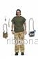 Texas Chainsaw Massacre - 8" Klädd Actionfigur - 50-årsjubileum The Hitchhiker - Bild 3