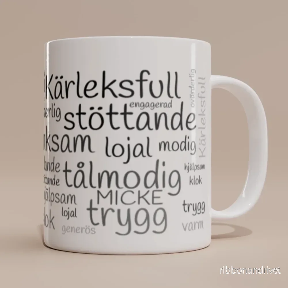 Ordmoln | Personlig mugg Ordmoln | Personlig mugg