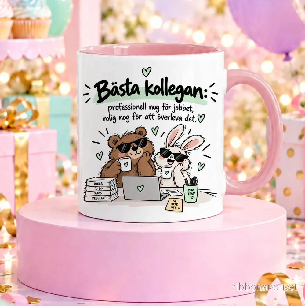 Bästa kollegan #2 | Rolig mugg - Bild 2