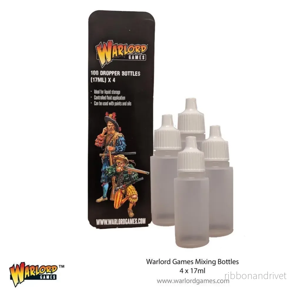 Warlord Mixing flaskor (4 st) x 17ml