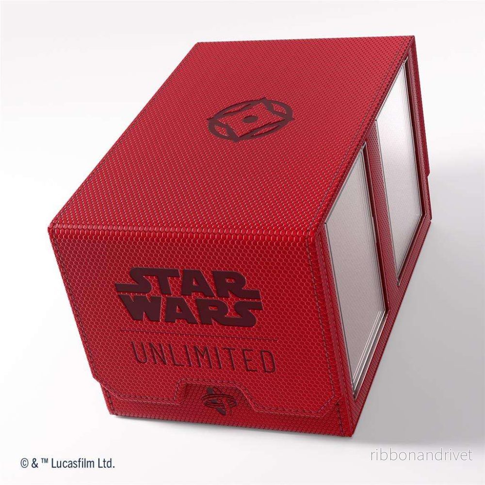 Gamegenic Star Wars: Unlimited Double Deck Pod – Röd Gamegenic Star Wars: Unlimited Double Deck Pod – Röd