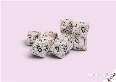 Speckled® Birthday – set med tio d10-tärningar