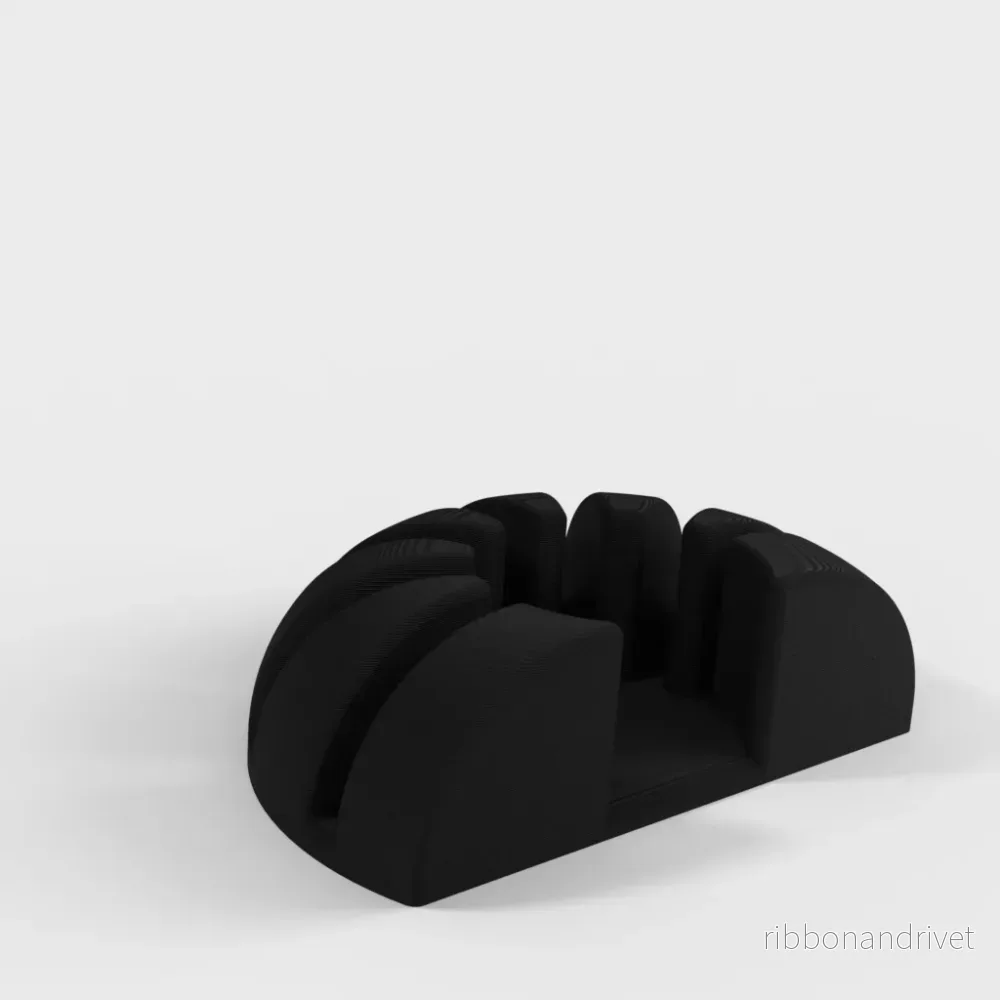 Rund USB-kabelhållare - Bild 3