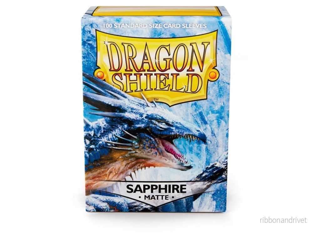 Dragon Shield Matte Sleeves – Sapphire (100 Sleeves) Dragon Shield Matte Sleeves – Sapphire (100 Sleeves)