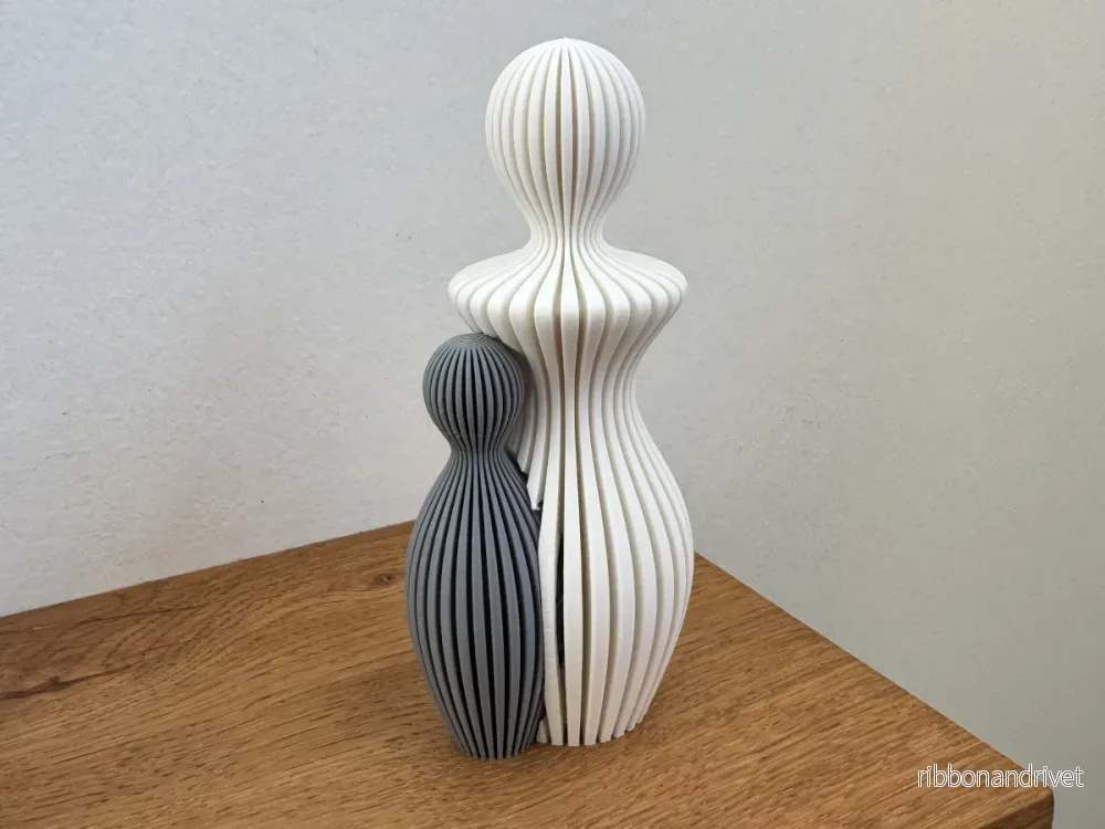Mors dag-skulptur med 1 barn - Bild 3