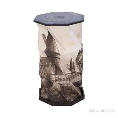 Harry Potter Hogwarts Slott Fällbar LED Dimmersbar Lampa 21cm